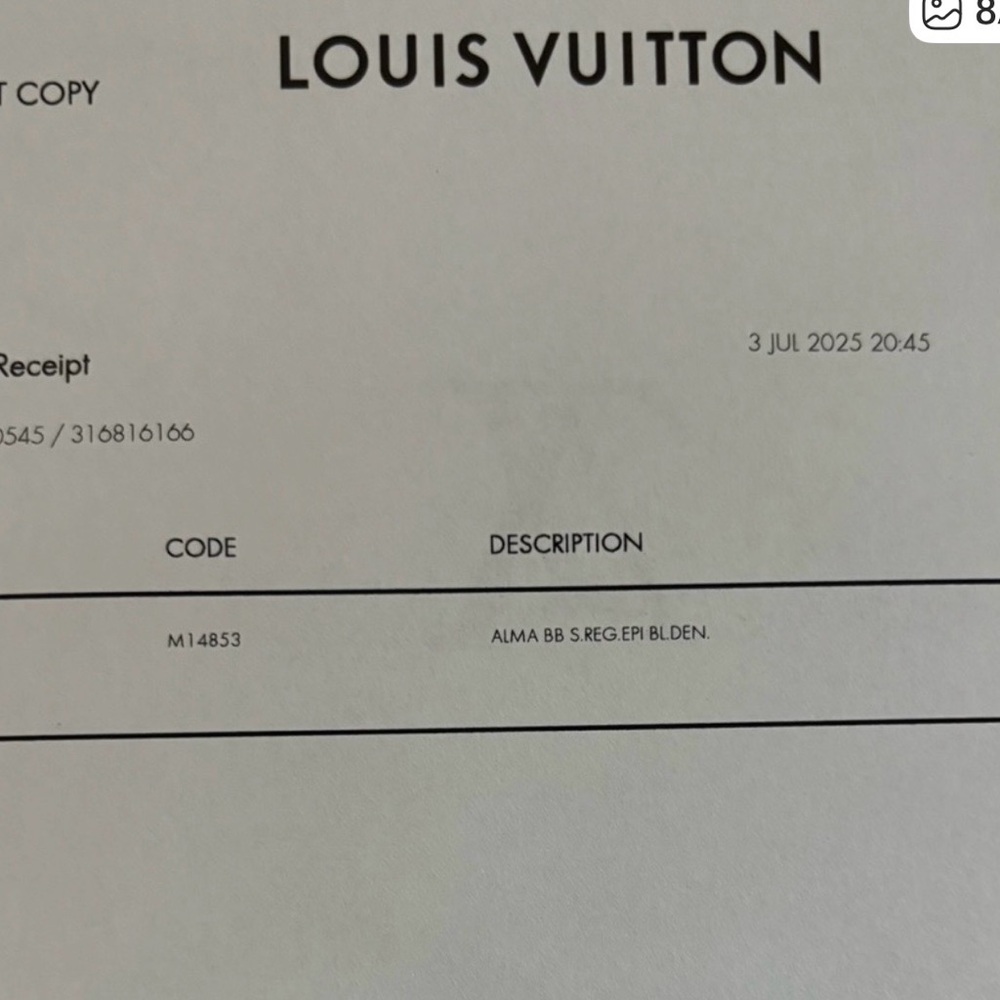 LOUIS VUITTON 💙 AUTHENTIC Blue Cowhide Clochette key Bell - Picture 6 of 11